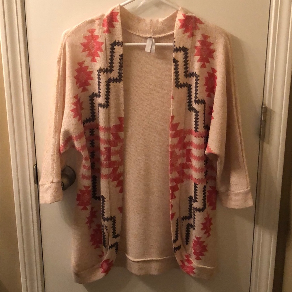 Aztec Printed Cardigan